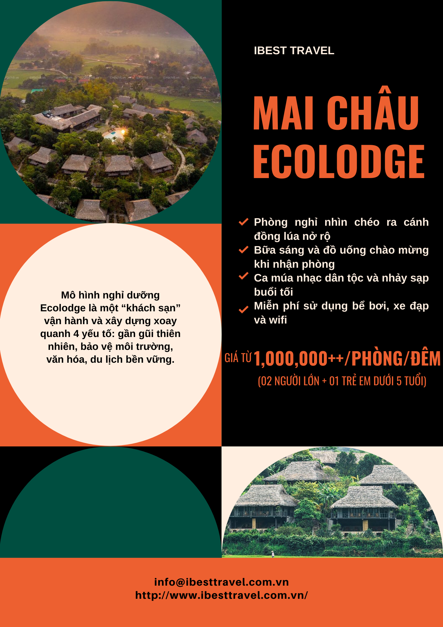 MAI CHÂU ECOLODGE - MÔ HÌNH NGHỈ DƯỠNG KHÁC VỚI RESORT